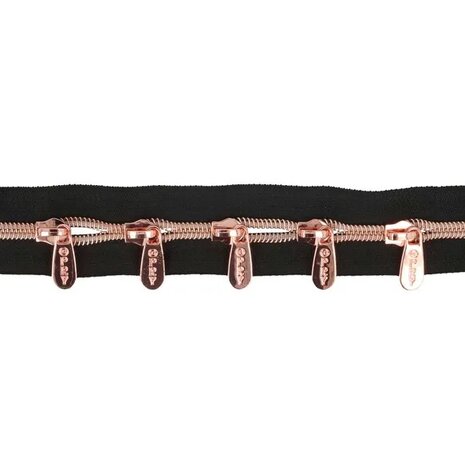 goud (rose) metallic rits 23669-3