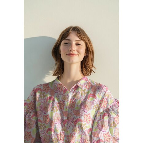 Vanilla Violet stella fijne poplin - KicKenStoffen