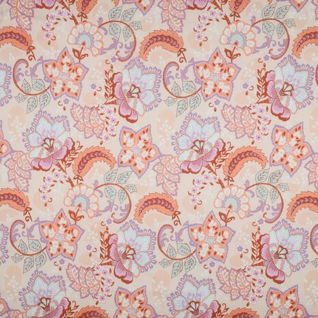Vanilla Violet stella fijne poplin - KicKenStoffen