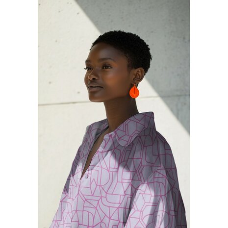 Town lila - cotton voile - KicKenStoffen