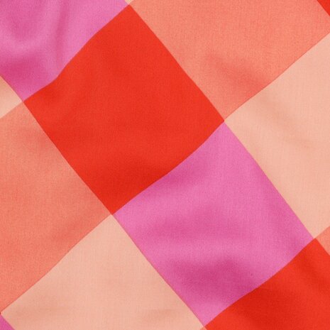 cotton satin large Gingham - Nerida Hansen KicKenStoffen