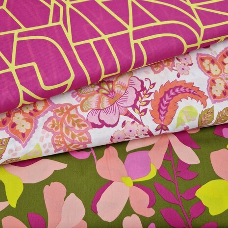 Fuchsia Fizz sfeer - Nerida Hansen KicKenStoffen
