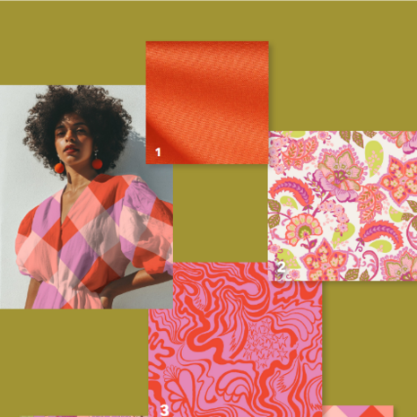 Fuchsia Fizz sfeer - Nerida Hansen KicKenStoffen