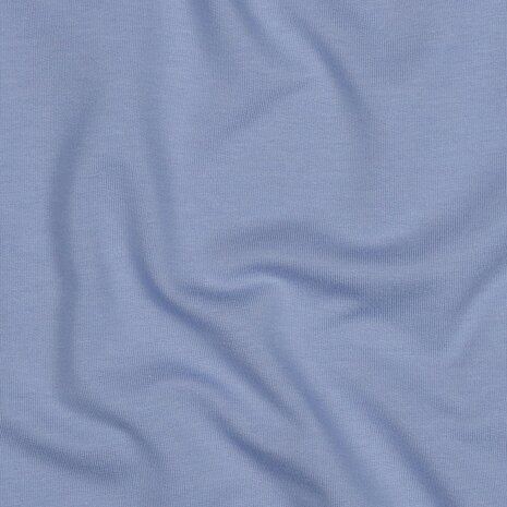 soft sweat biologische french terry KicKenStoffen lavendel blauw
