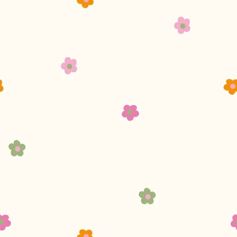 bloemen katoen Jursie van KicKenStoffen 23725