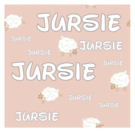 off white pink orange green lilac yellow Draw flower cotton