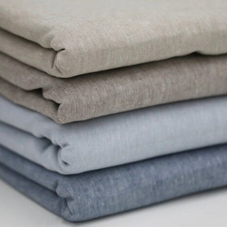 BEEBSstofjes Chambray linnen van kickenstoffen