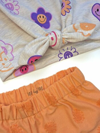 glitter tricot shirt en badstof tricot short gemaakt mbym.sewing - stoffen KicKenStoffen
