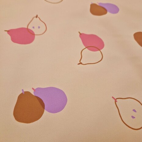 peren print aqua protect stof - regenjassen stof KicKenStoffen Swessie design