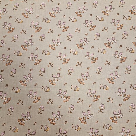 coated cotton dandelions - Swessie beige pink