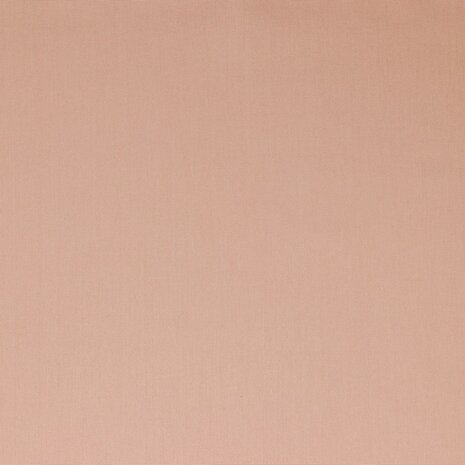 roze nude salmon uni katoen van KicKenStoffen