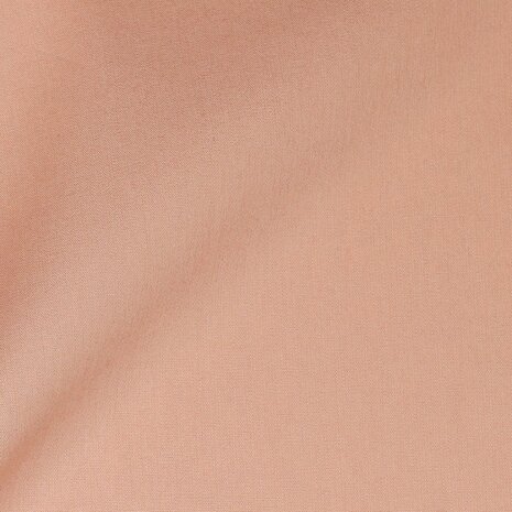 roze nude salmon uni katoen van KicKenStoffen
