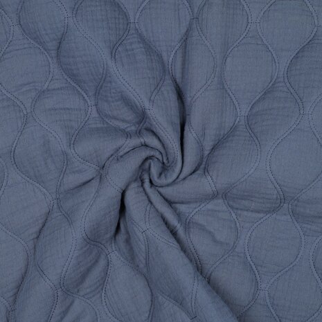 gevoerde hydrofiel blauw rond KicKenStoffen