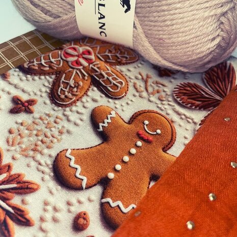 kerststof Swessie design - KicKenStoffen