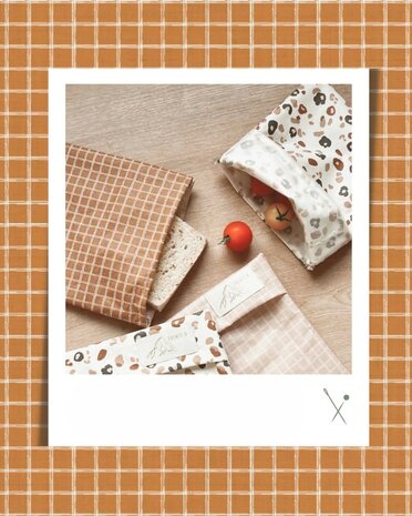 coated cotton _ KicKenStoffen - lunchzakjes