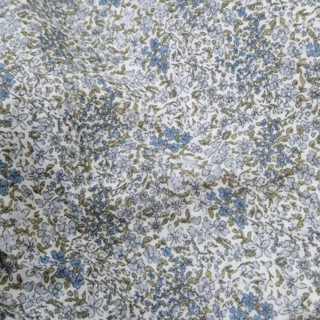 blauwe bloemetjes KicKenStoffen
