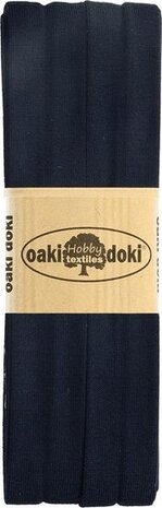 Oaki-Doki-rekbaar-Biais-band-20mm-3m-kleur-009-donkerblauw