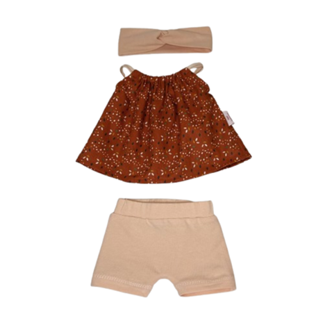 Top, bike pants en twisted hoofdband poppennaaipatroon KicKenstoffen