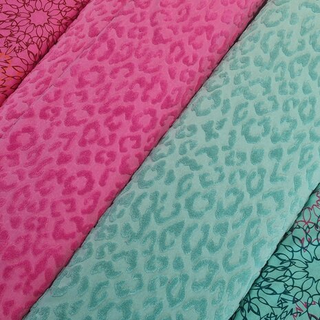 Jacquard Leopard KicKenStoffen