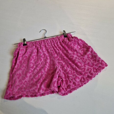 short Jacquard Leopard KicKenStoffen