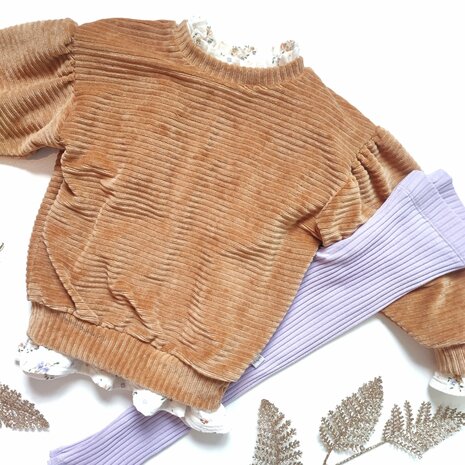 brede rib fluweel tricot Sweater ~ Vesper _beletoile_