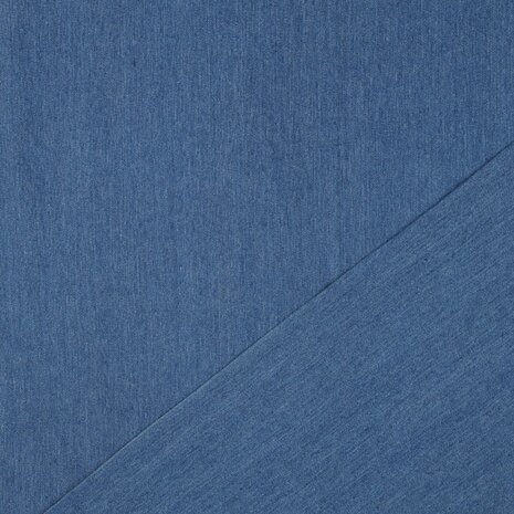 donker blauw stretch jeans - Poppyfabrics van KicKenStoffen
