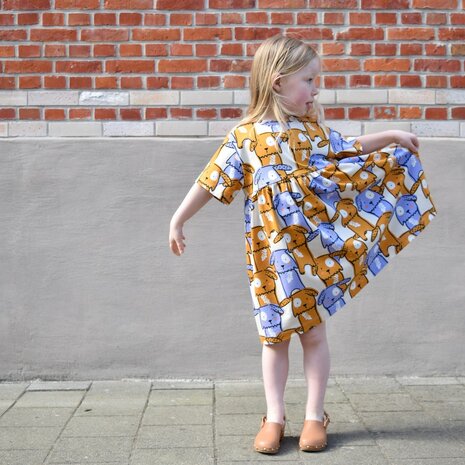 kinderkleding van grappige honden tricot KicKenStoffen