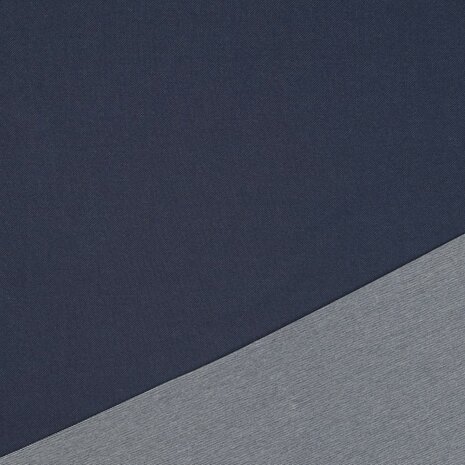 donkerblauw  jogging jeans - Poppyfabrics van KicKenStoffen