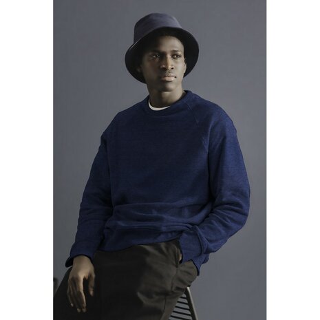 sweater denim knit poppy