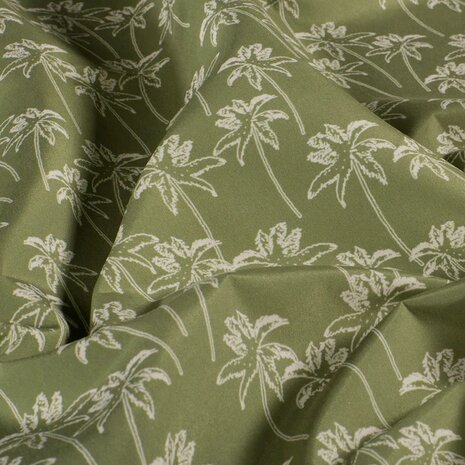 olijf palmboom Zwemshortstof - recycled