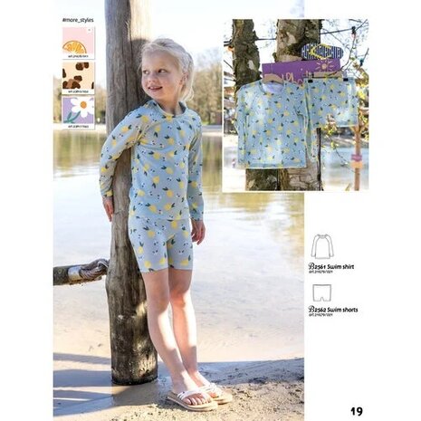 zonneshirt - bikini broek B-Trendy 25 - webshop KicKenStoffen 