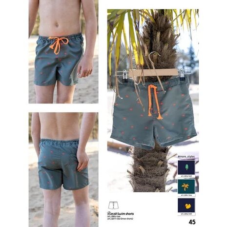 swimwear - zwembroek zwemshort B-Trendy 25 - webshop KicKenStoffen 