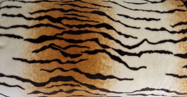 tijger stof wellness fleece Udi - KicKenStoffen