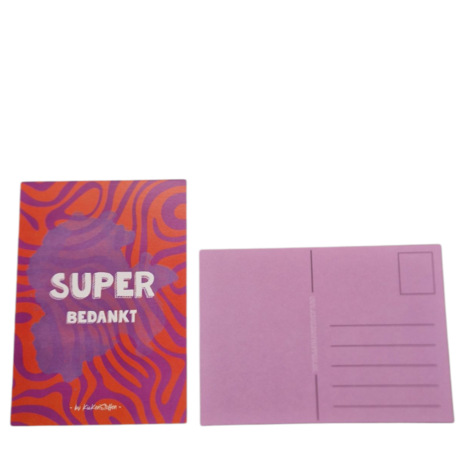bedankt kaarten KicKenStoffen - super bedankt