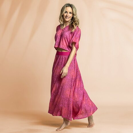 Beachwear mandala print - KicKenstoffen rok en top