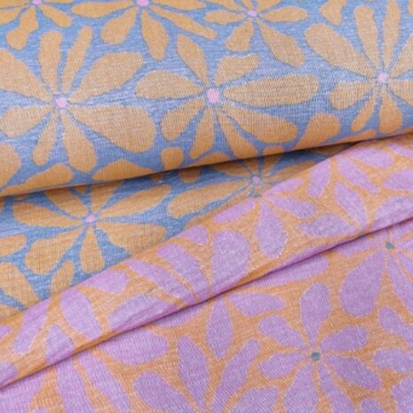 Hammam Jacquard capri orange - kickenstoffen
