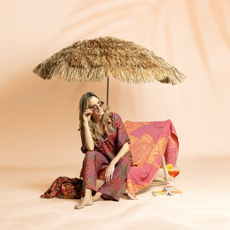 Beach wear sunny flowers wardrobe - KicKenStoffen (2)