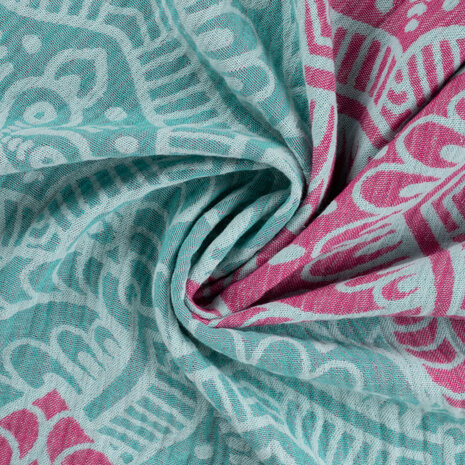 Hammam Jacquard Ornament tiffany - kickenstoffen