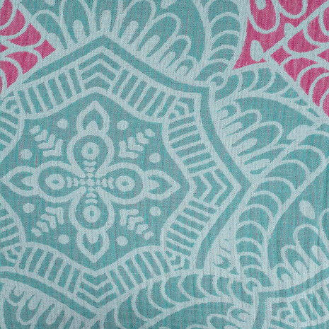 Hammam Jacquard Ornament tiffany - kickenstoffen