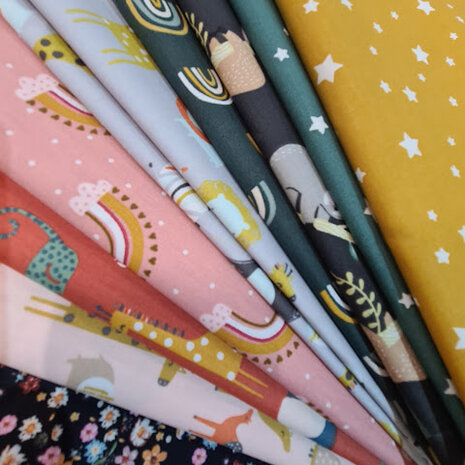 surprise doos - katoentjes - 4 coupons 115cm (op=op)