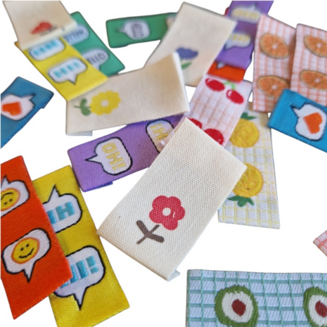 kids sewing labels surprise KicKenStoffen.nl