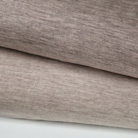 merino wol tricot beige tinten - KicKenStoffen