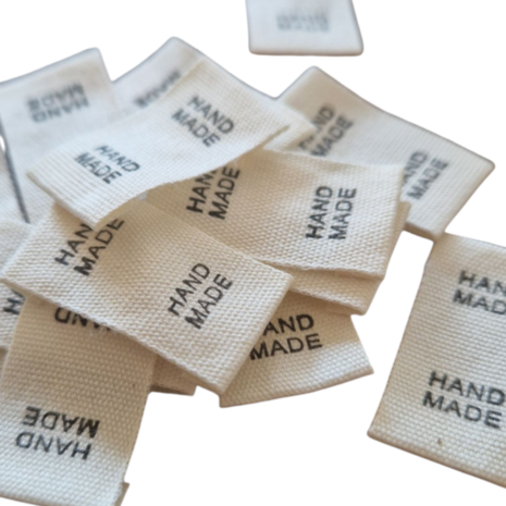 innaailabels HANDMADE van KicKenStoffen