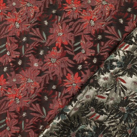 jacquard bloemen Poppy - kickenstoffen 03811.001