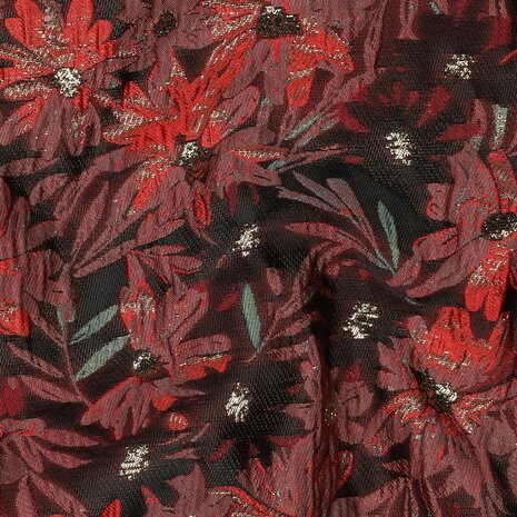 jacquard bloemen Poppy - kickenstoffen 03811.001