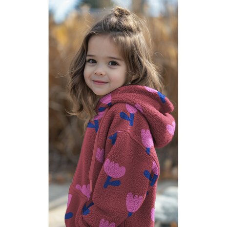 tulpen teddy Poppyfabrics van KicKenStoffen