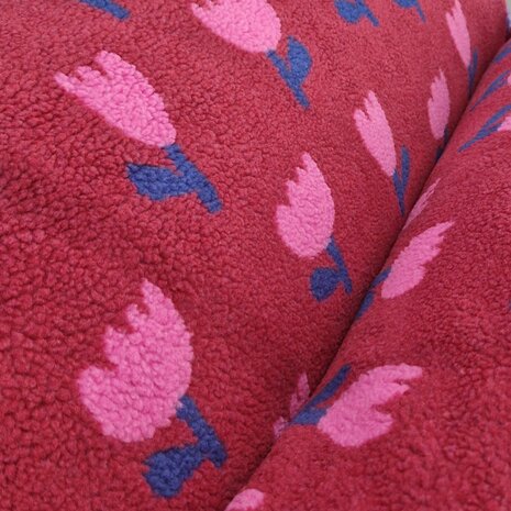 tulpen teddy Poppyfabrics van KicKenStoffen