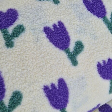 tulpen teddy Poppy fabrics van KicKenStoffen