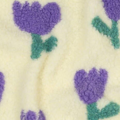 tulpen teddy Poppy fabrics van KicKenStoffen