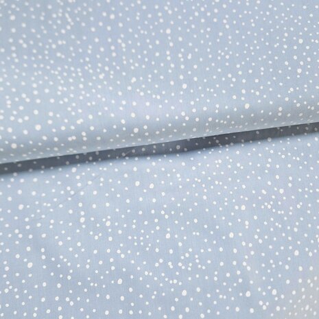 confettie stipjes katoen kickenstoffen vintage blauw wit